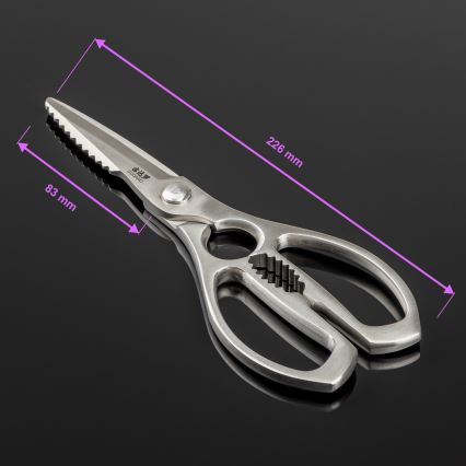 Gudaro - Tesoura para aves RONIN 22,6 cm, em aço inoxidável
