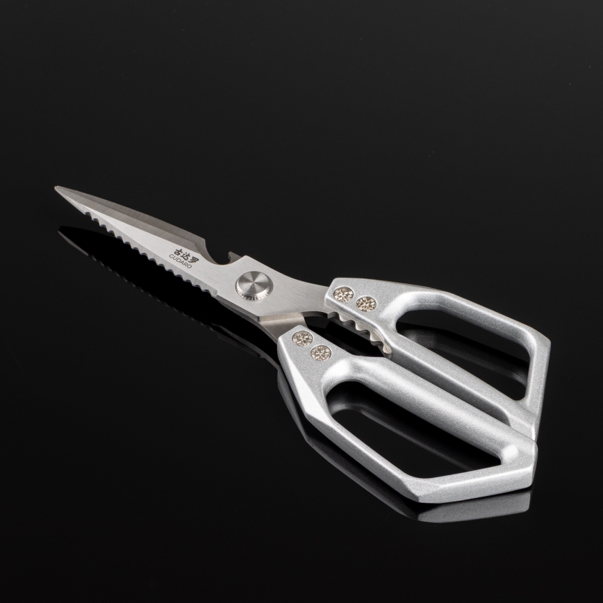 Gudaro - Tesoura para aves SHOGUN 23,3 cm prateada