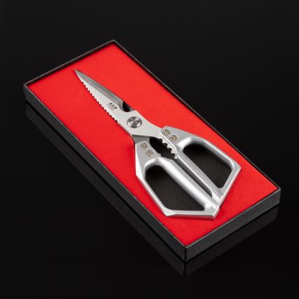 Gudaro - Tesoura para aves SHOGUN 23,3 cm prateada