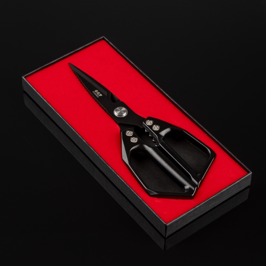 Gudaro - Tesouras para aves SHOGUN 23,3 cm pretas