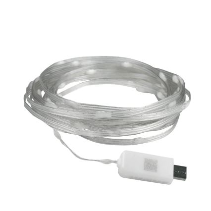 Guirlanda de luzes de Natal LED RGB LED/10W/5V 10 m USB + controlo remoto