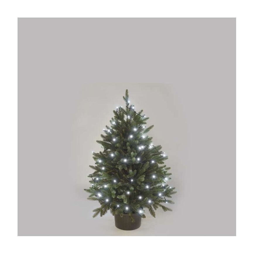 Guirlanda de luzes LED de Natal para exterior 80xLED/13m IP44 branco frio