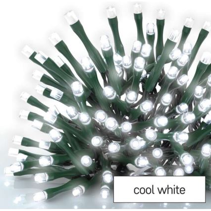 Guirlanda de luzes LED de Natal para exterior 80xLED/13m IP44 branco frio