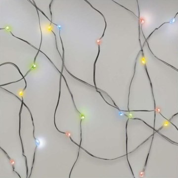 Guirlanda de Natal LED 20xLED/2xAA 2,4m multicolorida