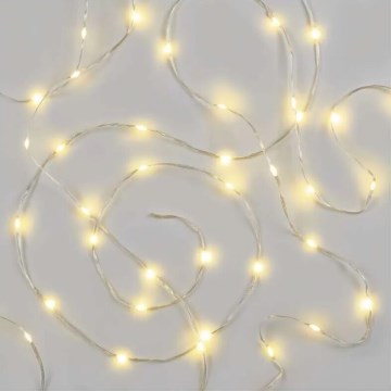 Guirlanda de Natal LED para exterior 120xLED/17m IP44 branco quente