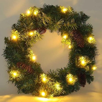 Guirlanda de Natal LED para exterior 15xLED/3xAA IP44