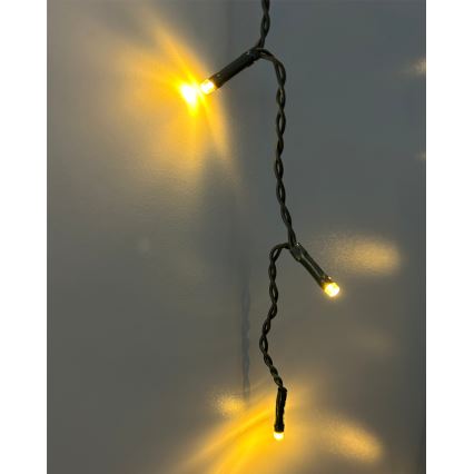 Guirlanda de Natal LED para exterior 200xLED/230V 7,6 m IP44 preta