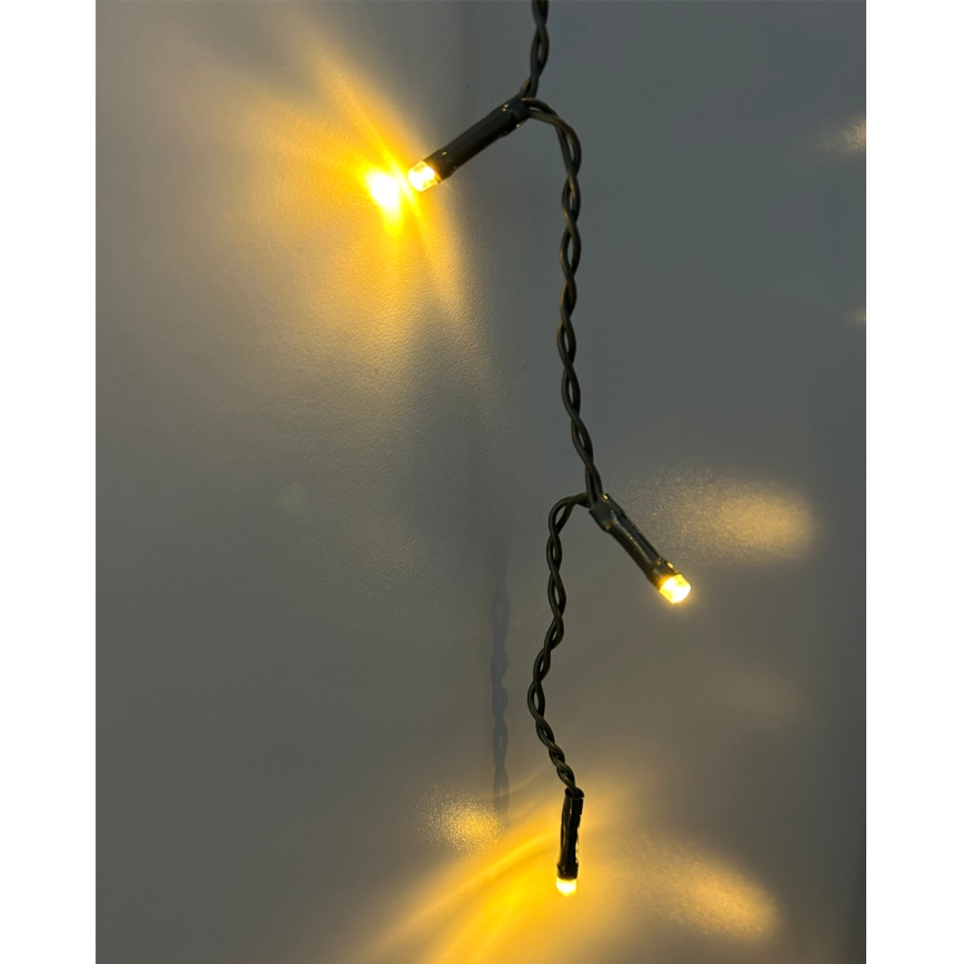 Guirlanda de Natal LED para exterior 200xLED/230V 7,6 m IP44 preta