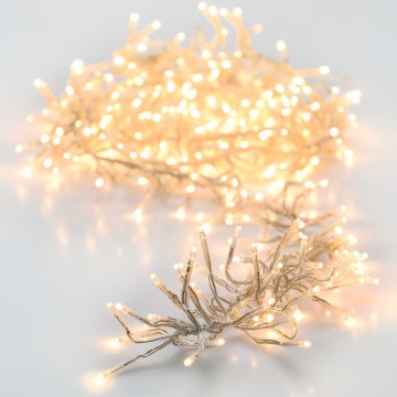 Guirlanda de Natal LED para exterior 768xLED/230V/8 funções 8,5 m IP44 branco quente