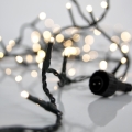 Guirlanda de Natal LED SNAKE para exterior, 800 LEDs, 19,1 m, IP44, branco quente