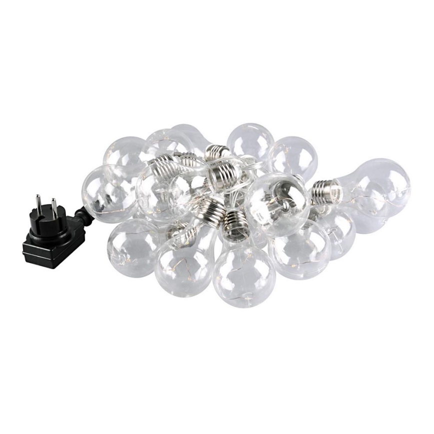 Guirlanda decorativa de LED SMOLDER 5,3 m 20 LEDs / 2,7 W / 230 V