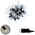Guirlanda decorativa LED para exterior 20xLED/0,075W/230V 5,8 m IP44 preta