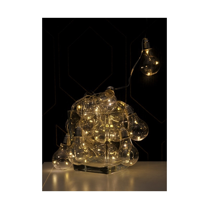 Guirlanda decorativa LED SMOLDER 5,3 m 20xLED/2,7W/230V