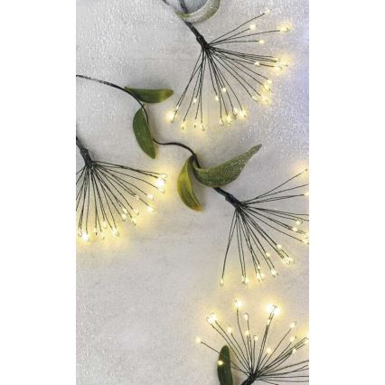 Guirlanda LED 450 LEDs / 11 m, branco quente