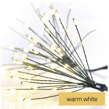 Guirlanda LED 450 LEDs / 11 m, branco quente