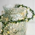 Guirlanda LED de Natal 10xLED/2xAA — luz branca quente