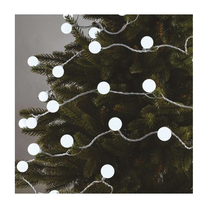Guirlanda LED de Natal para exterior 40xLED/9m IP44 branco frio