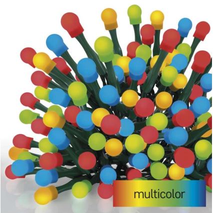 Guirlanda LED de Natal para exterior 480xLED/53m IP44 multicolorido