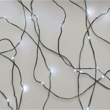 Guirlanda LED exterior 150xLED/20m IP44 branco frio