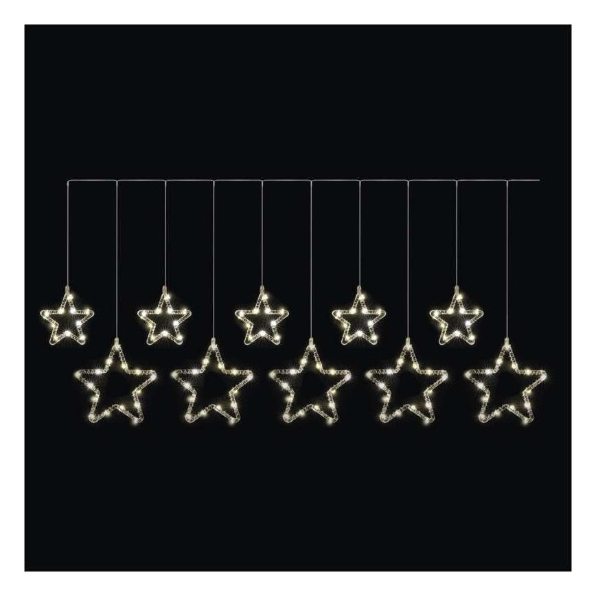 Guirlanda LED para exterior 125xLED/1,9m IP44 branco quente