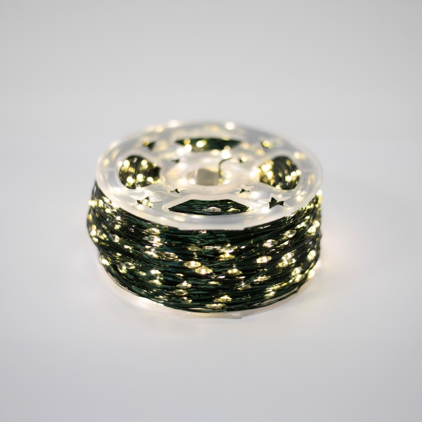 Guirlanda LED para exterior 1500xLED/230V 8 funções 153 m IP44 branco quente + controlo remoto