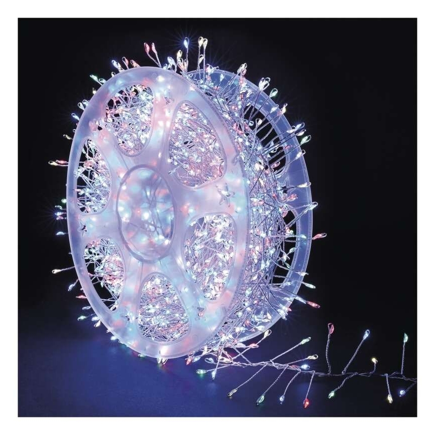 Guirlanda LED para exterior 1920xLED/8 funções 19,2m IP44 multicolorido