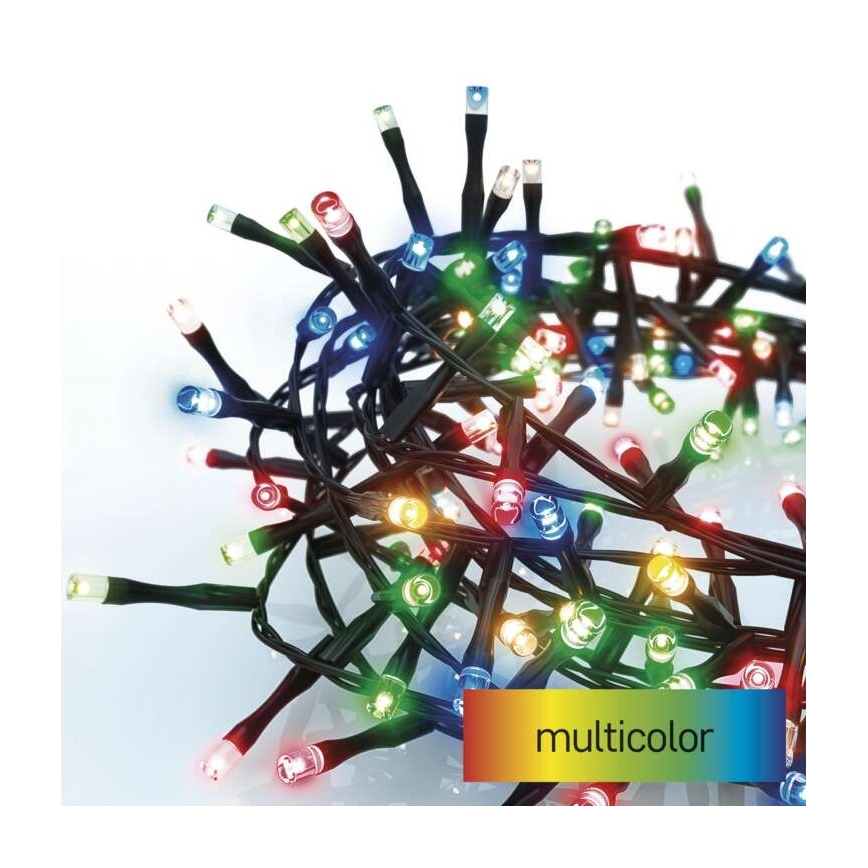 Guirlanda LED para exterior, 300 LEDs, 11 m, IP44, multicolor