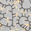 Guirlanda LED para exterior 400 LEDs/13 m IP44, branco quente