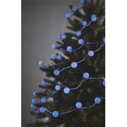 Guirlanda LED para exterior 40xLED/9m IP44 azul