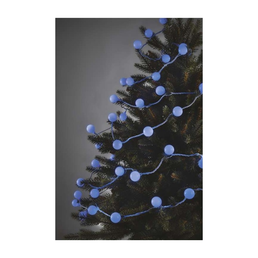 Guirlanda LED para exterior 40xLED/9m IP44 azul
