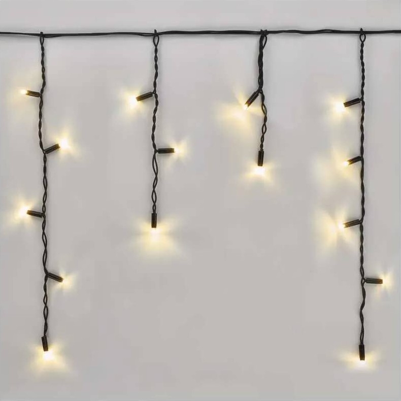 Guirlanda LED para exterior 50xLED/3x0,4m IP44 branco quente