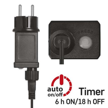 Guirlanda LED para exterior 75 LEDs/12,5 m IP44 multicolorido