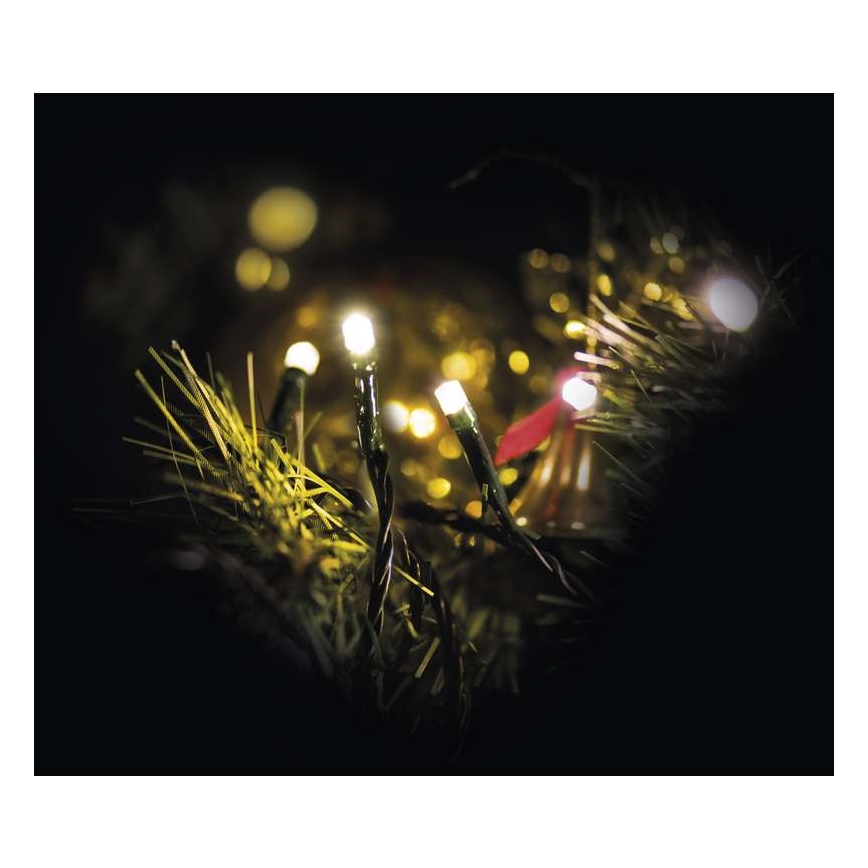 Guirlanda LED para exterior 80xLED/13m IP44 branco quente