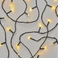 Guirlanda LED para exterior 80xLED/3xAA 6,1m IP44 branco quente