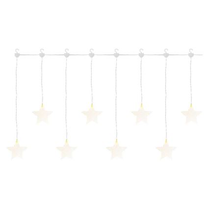 Guirlanda LED para exterior 8xLED/5,84m IP44 estrelas