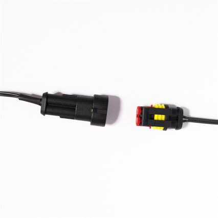 Guirlanda LED para exterior CONE FILAMENT 20xE10 19m multicolor/branco quente IP44, Fabricado na UE