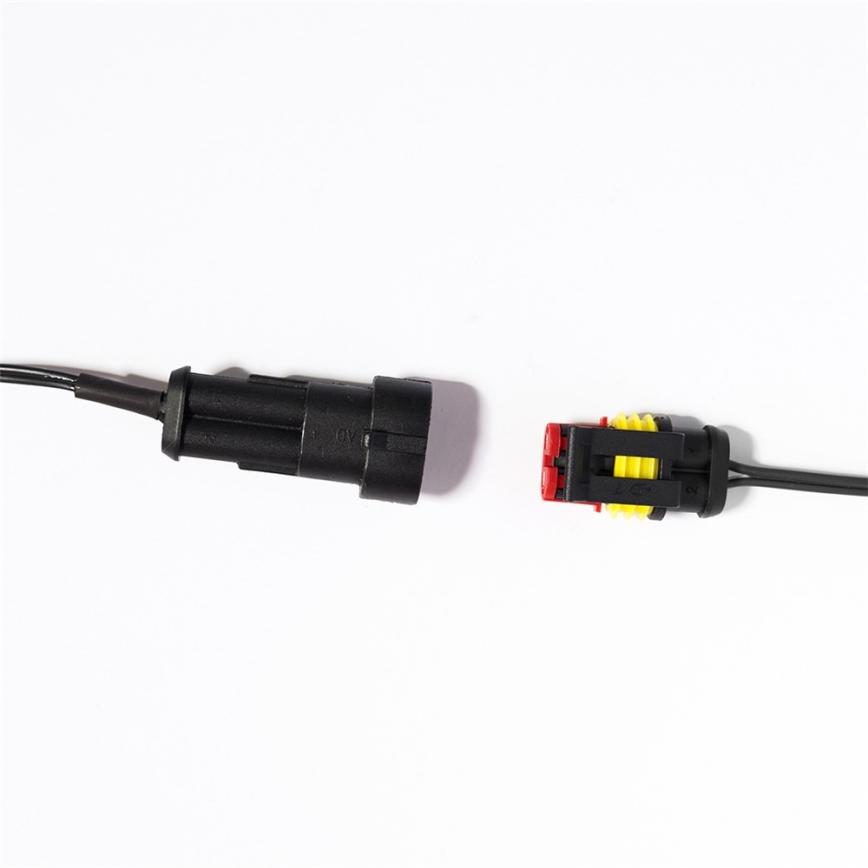 Guirlanda LED para exterior CONE FILAMENT 20xE10 19m multicolor/branco quente IP44, Fabricado na UE
