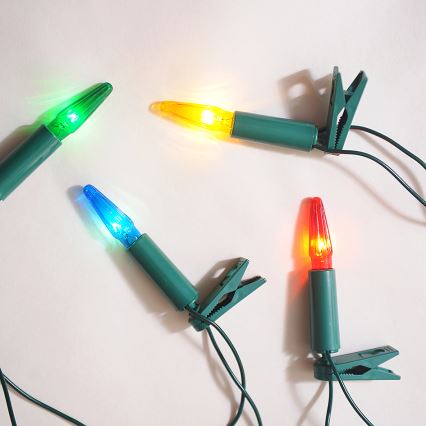 Guirlanda luminosa ASTERIA 16xE10 13,5m multicolorida, Fabricada na República Checa