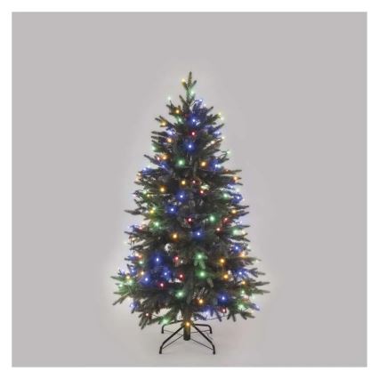 Guirlanda luminosa de Natal LED, 200 LEDs, 8 funções, 25 m, IP44, multicolorida