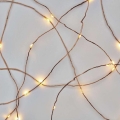 Guirlanda luminosa de Natal LED para exterior 40xLED/9m IP44 branco quente