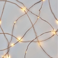 Guirlanda luminosa LED de Natal 20 LEDs/2,4 m branco quente