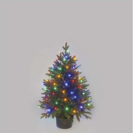 Guirlanda luminosa LED para exterior, 80 LEDs/13 m, IP44, multicolorido