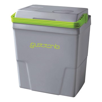Guzzanti GZ 22B - Frigorífico portátil para automóvel 22 l 58W/12V/230V cinzento/verde