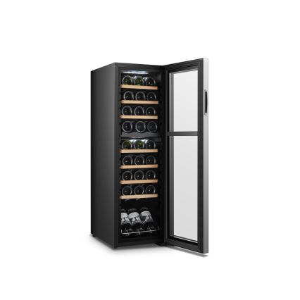 Guzzanti GZ 27DD - Adega climatizada independente com duas zonas para 27 garrafas