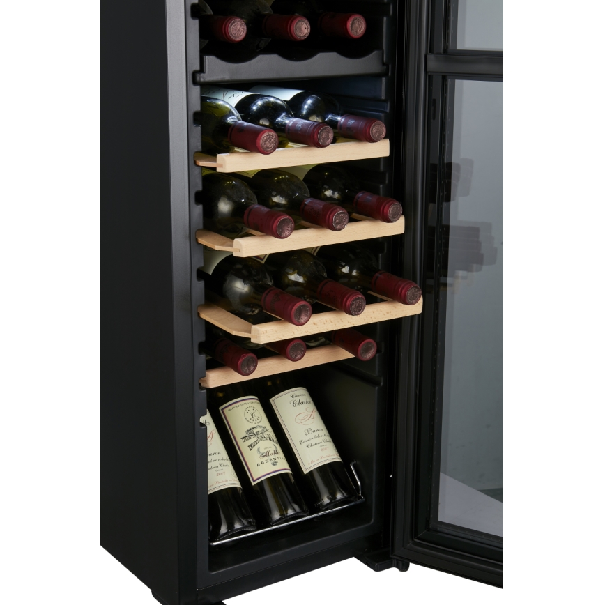 Guzzanti GZ 27DD - Adega climatizada independente com duas zonas para 27 garrafas