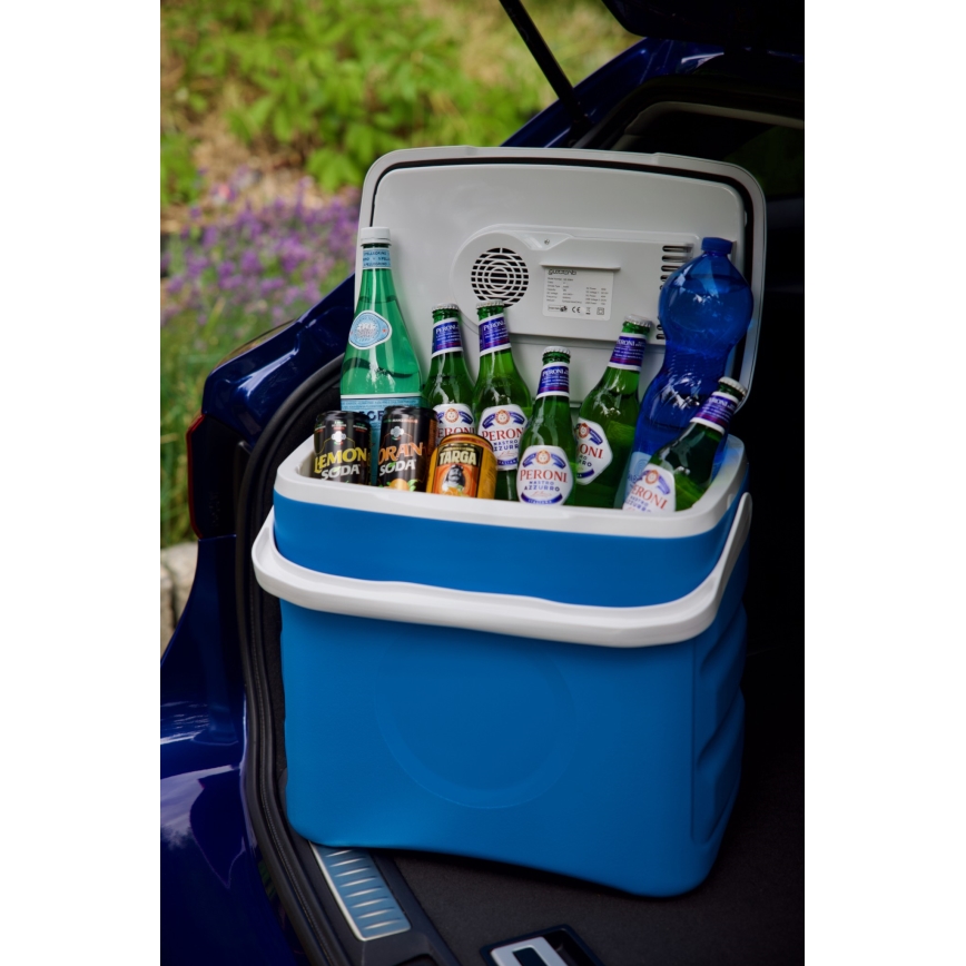 Guzzanti GZ 30BW - Frigorífico portátil para automóvel 29 l 65W/12V/230V azul