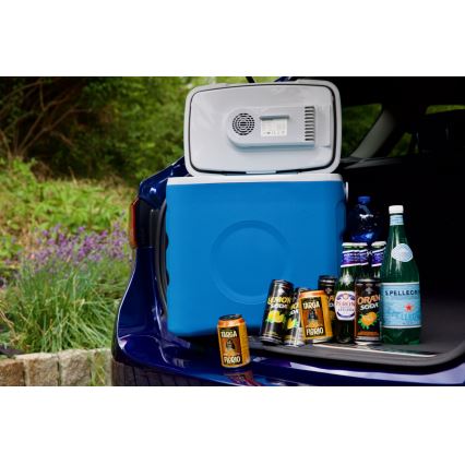 Guzzanti GZ 30BW - Frigorífico portátil para automóvel 29 l 65W/12V/230V azul