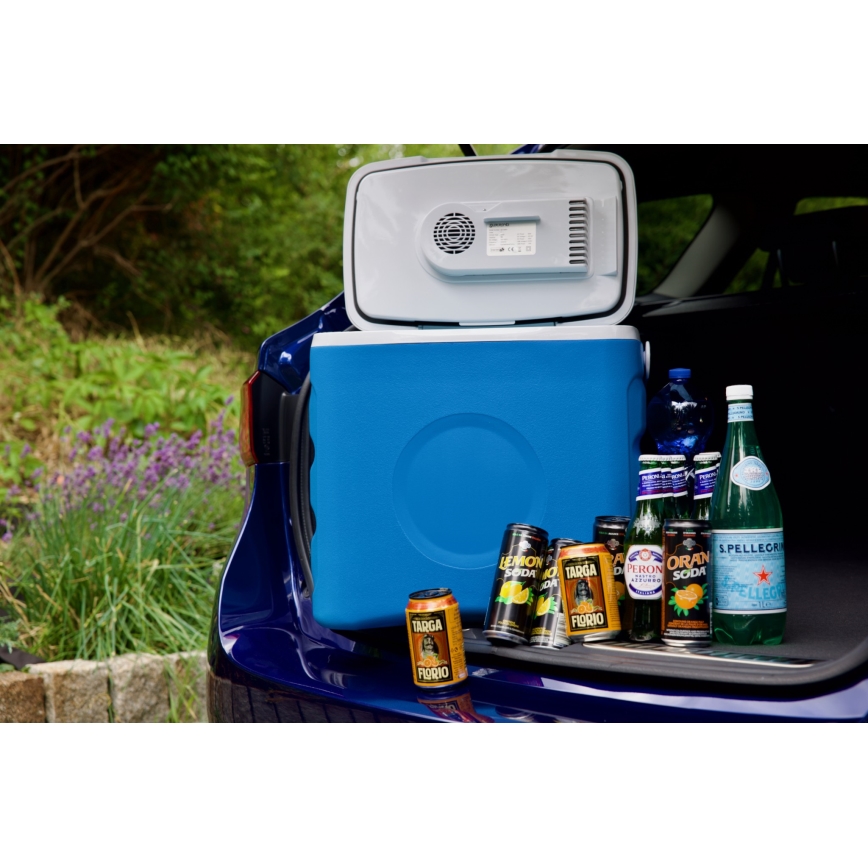 Guzzanti GZ 30BW - Frigorífico portátil para automóvel 29 l 65W/12V/230V azul