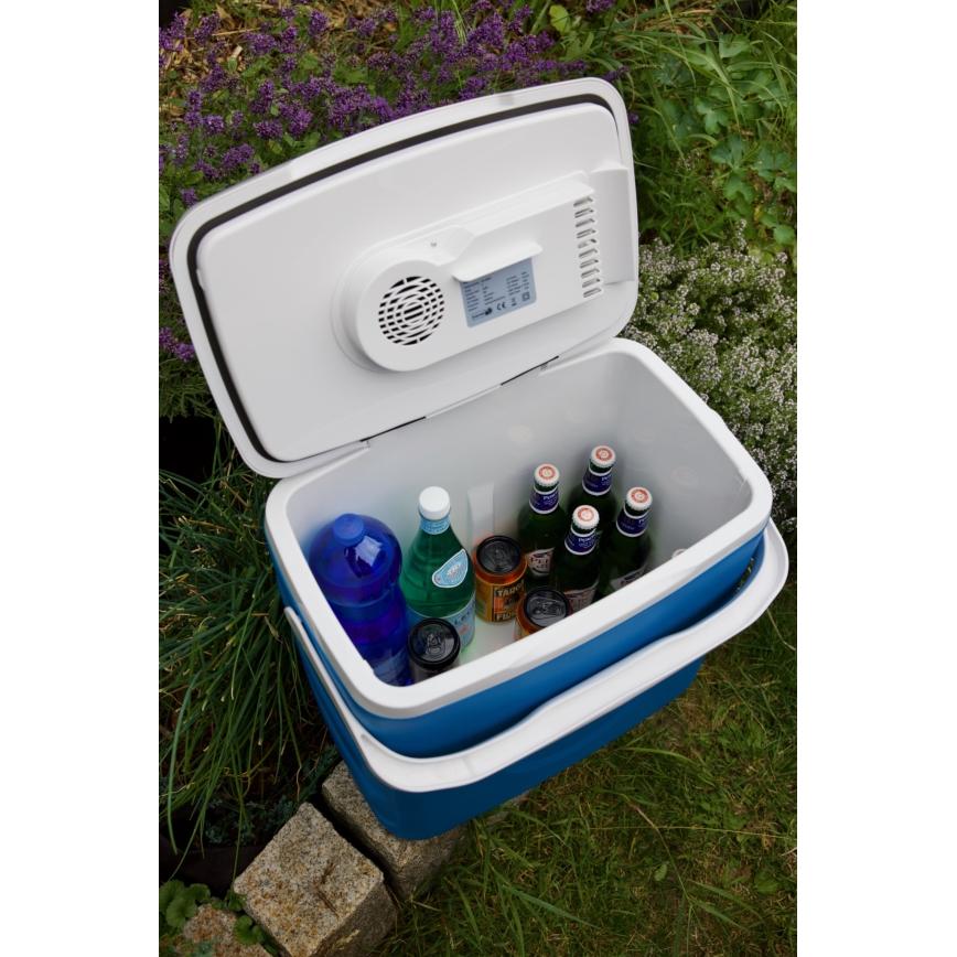 Guzzanti GZ 30BW - Frigorífico portátil para automóvel 29 l 65W/12V/230V azul