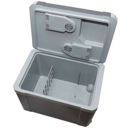Guzzanti GZ 48GR - Frigorífico portátil para automóvel 48 l 58W/12V/230V cinzento